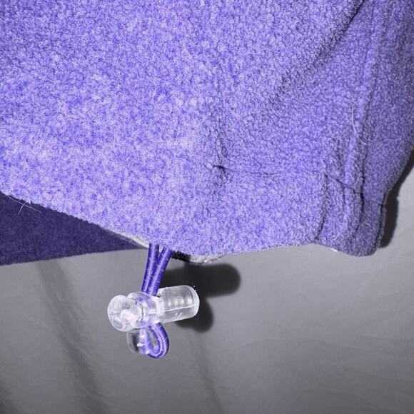 Free Country Long Sleeve Hooded Jacket Full Front Zip Purple Gray Size MEDIUM - Picture 6 of 12